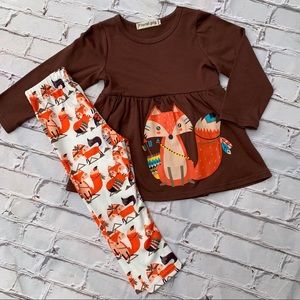 Boutique Girls Foxy Trot 2pc Tunic & Pants